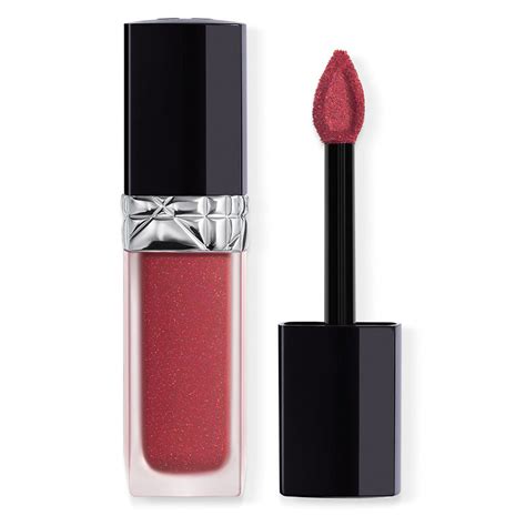 nouveau rouge à levre dior paillette|Rouge Dior Forever Liquid fini pailleté et haute couleur .